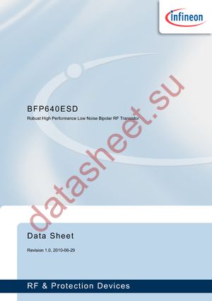 BFP 640ESD H6327 datasheet  